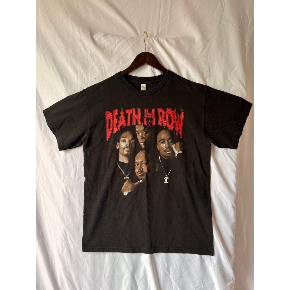 Death Row Records T Shirt Mens Medium Alstyle Black 2Pac Snoop Dogg Dr Dre Tee